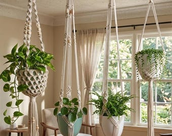 Handmade Boho Macrame Plant Hanger