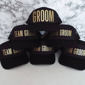 Custom Groom Hat | Wedding Hats | Custom Hat for Groom | Personalized Hat | Best man Hat | Wedding Announcement | Groomsmen Bachelor party