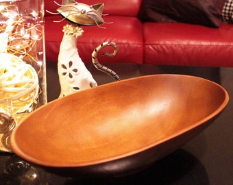 Wooden bowl wooden bowl decorative bowl fruit bowl wooden decoration 25 cm made of mango wood handmade natural wood