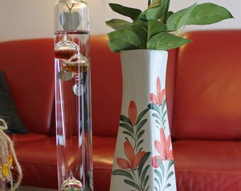 Vase ceramic vase Christmas decoration table vase flower vase living room decoration house decoration room decoration floral pattern