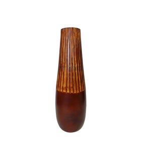 Vase flower vase wooden vase floor vase table vase decorative vase for decoration 30 cm