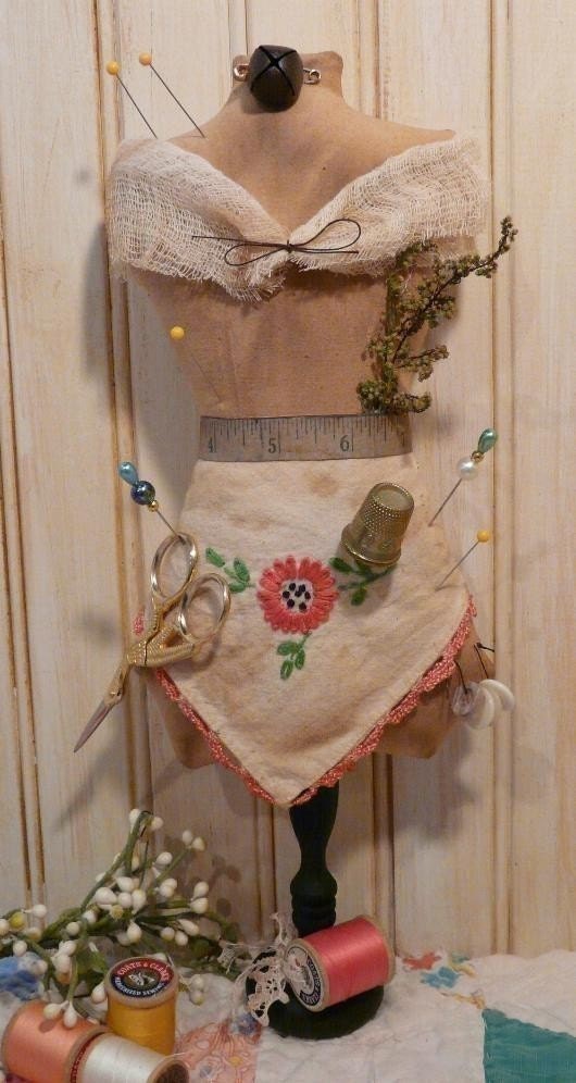 Mannequin Dress Form Pattern PDF Pincushion Fabric Supply Etsy