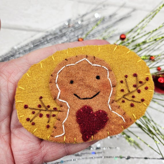 クリスマス 冬 ウールピン パターン PDF - 刺繍 雪だるま サンタ 