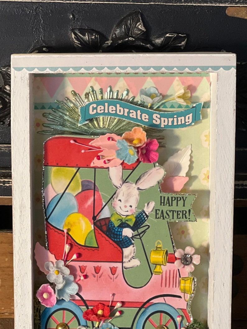 Easter Shadow Box Vintage EASTER Anthropomorphic RETRO Etsy