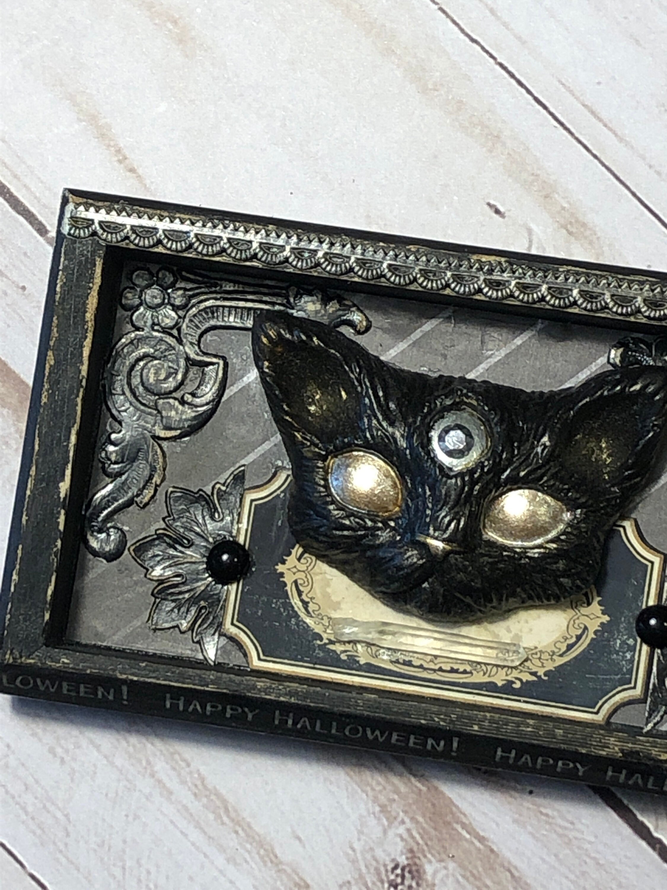 Vintage Halloween Gothic Wooden Shadow Box avec Clairvoyant | Etsy Vintage Halloween Gothic Wooden Shadow Box avec Clairvoyant | Etsy
