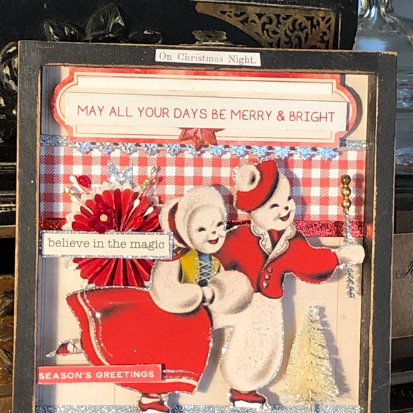 Retro Shadow Box Etsy