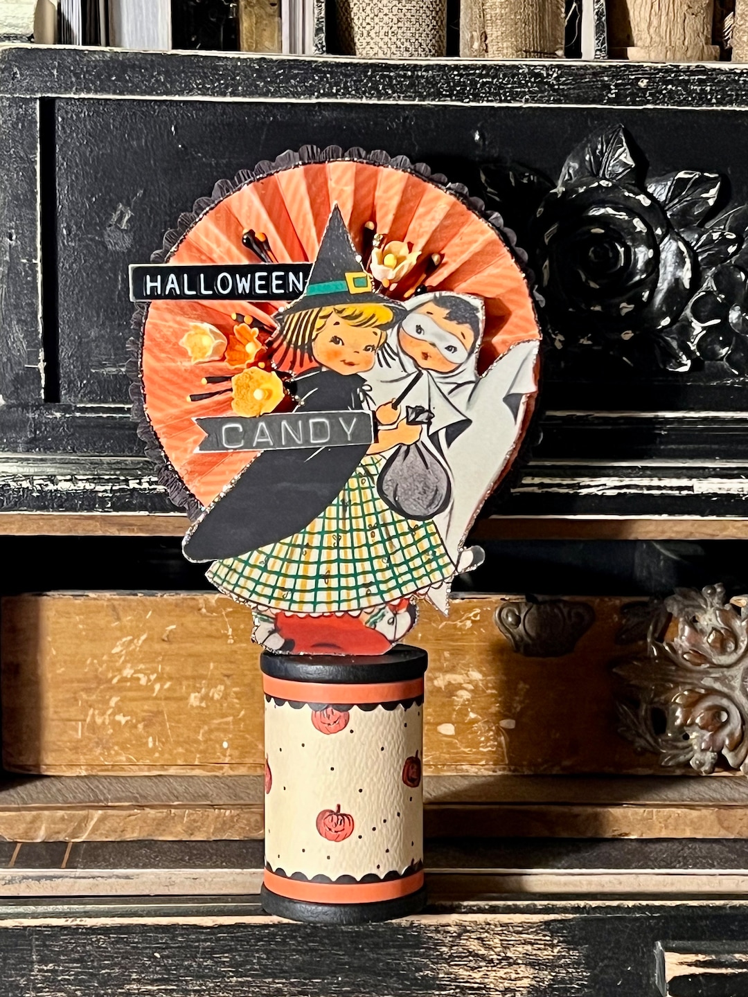 Vintage HALLOWEEN Handmade Witch Vintage Halloween Decor - Etsy