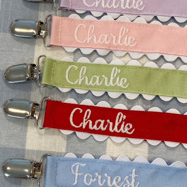 Monogram Pacifier Etsy