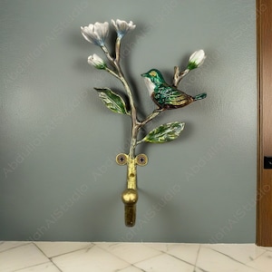 Flower and Bird Hook, Wall Hooks ,Coat Hook, Key Hooks,Towel Hook ,Wall Hange