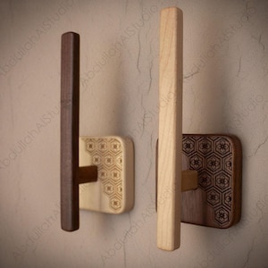 Wooden Decorative Wall Hook, Decorative Wall Coat Hook, Modern Home Decoration Gift for Wall Storage, Coat Hook, Curtain Holder