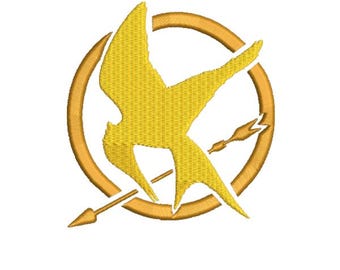 Diseño de bordado a máquina: logotipo bordado de Songbird