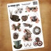 SheWolf04 reviewed Steampunk Sticker Sheet