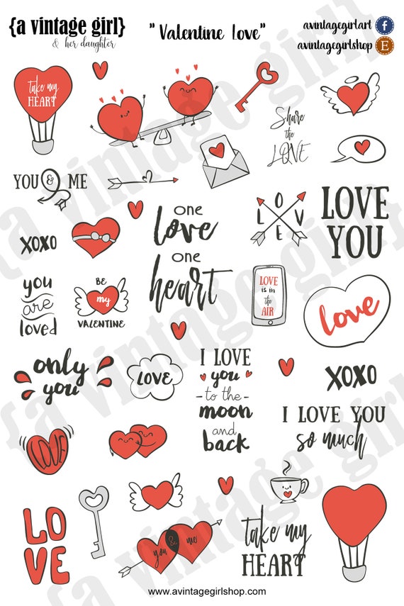 Valentine Stickers