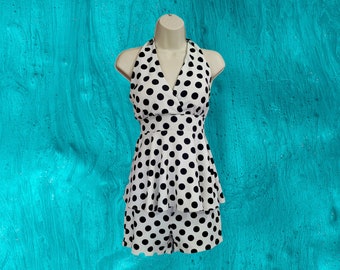 1960's Polka Dot Playsuit Set