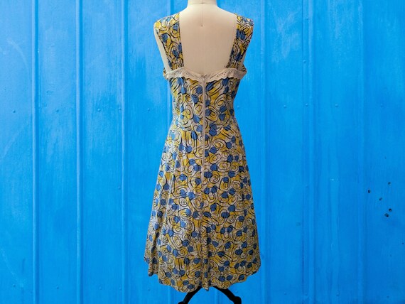 Vintage 1950's Atomic Print Sundress - image 4