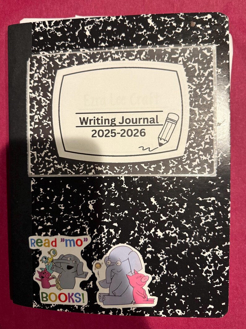 Classroom Notebook Labels - Etsy