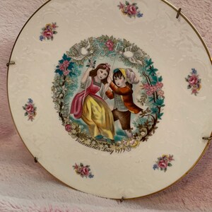 1979 Vintage Royal Doulton decorator collectible Valentine’s Day plate love on hanger