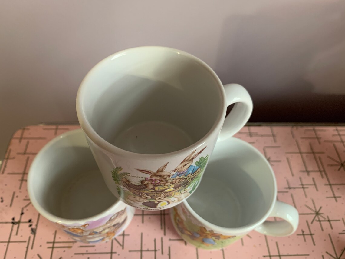 Set of 3 Laura Secord Peter Rabbit Mugs Made in England Etsy