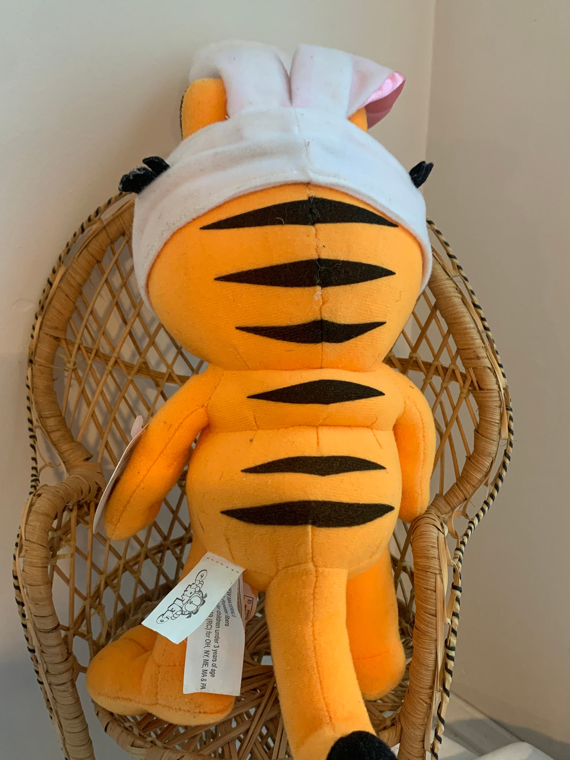 Vintage Garfield, Easter, Bunny, Rabbit Ears, Plush Toy Stuffy, Tshirt ...