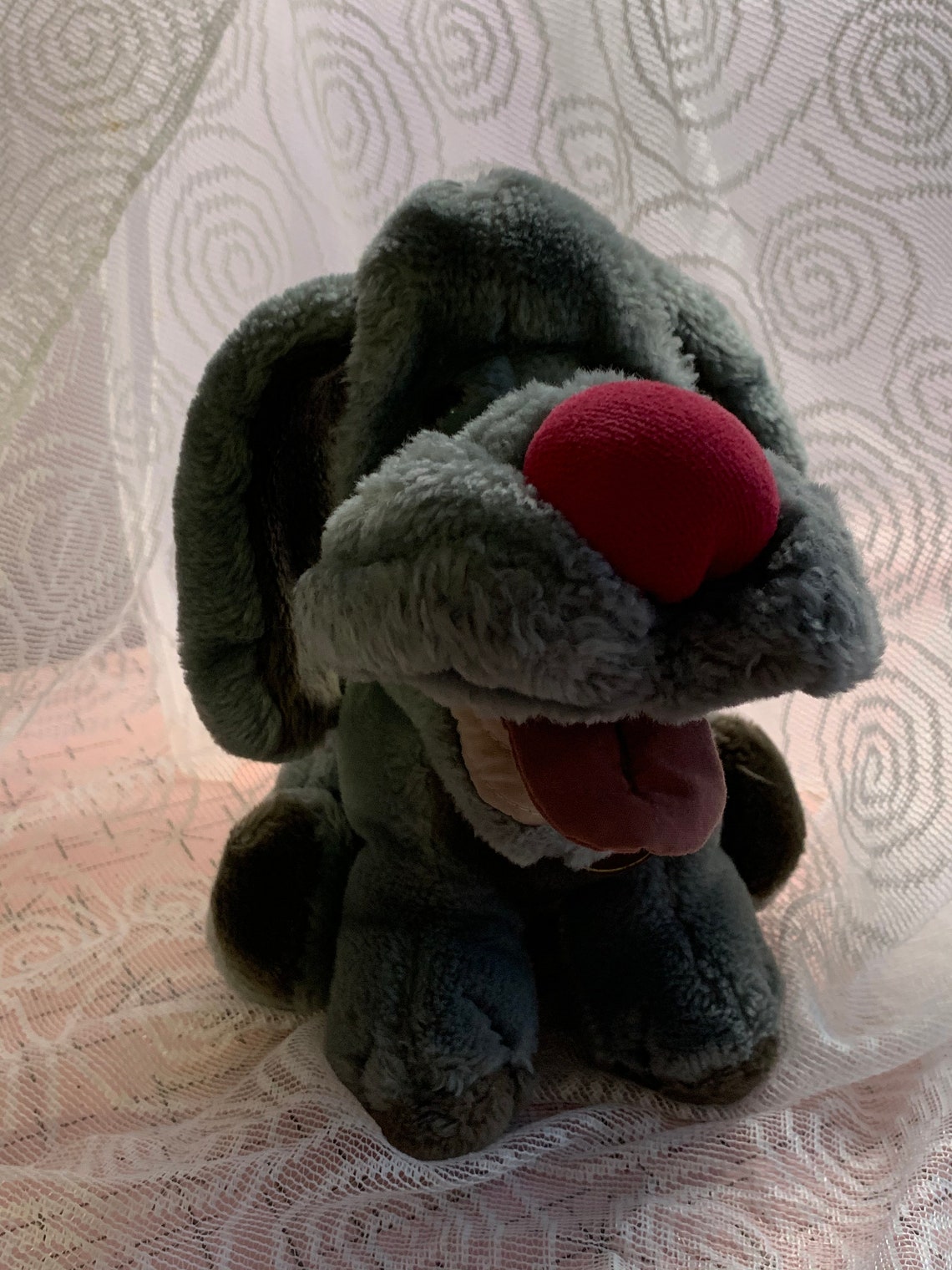 Vintage Wrinkles Dog stuffed animal toy 1984 | Etsy
