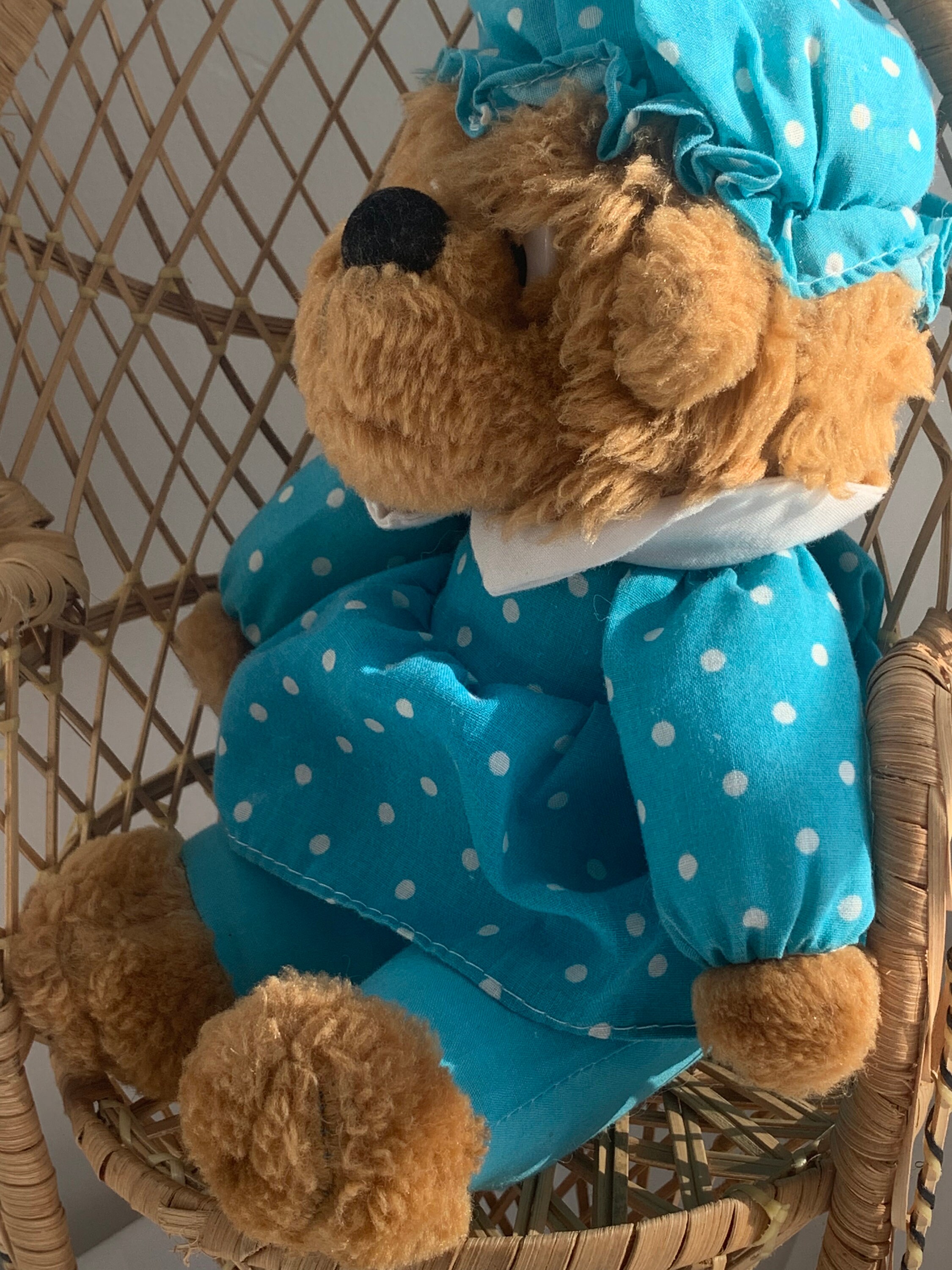 Vintage Mama Berenstain Bear Plush Toy Stuffy, Blue Dress - Etsy