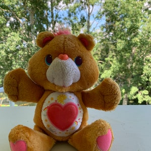 Vintage Care Bear Tenderheart Bear plush stuffy doll