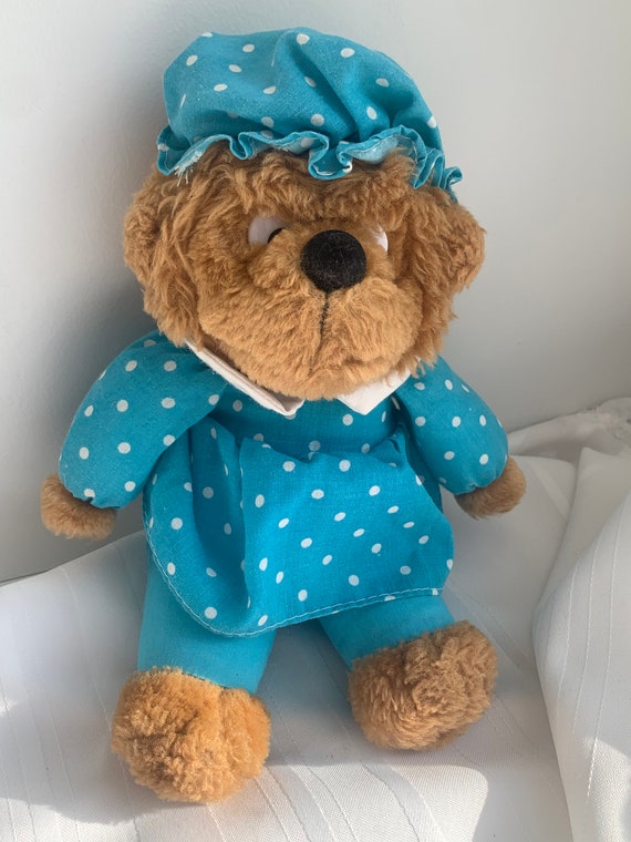 Vintage Mama Berenstain Bear plush toy stuffy, blue dress Vintage Mama Berenstain Bear plush toy stuffy, blue dress