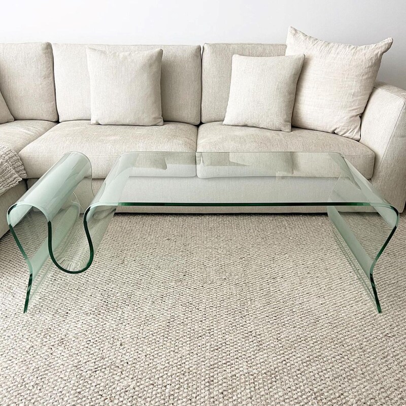 Glass Coffee Table - Etsy