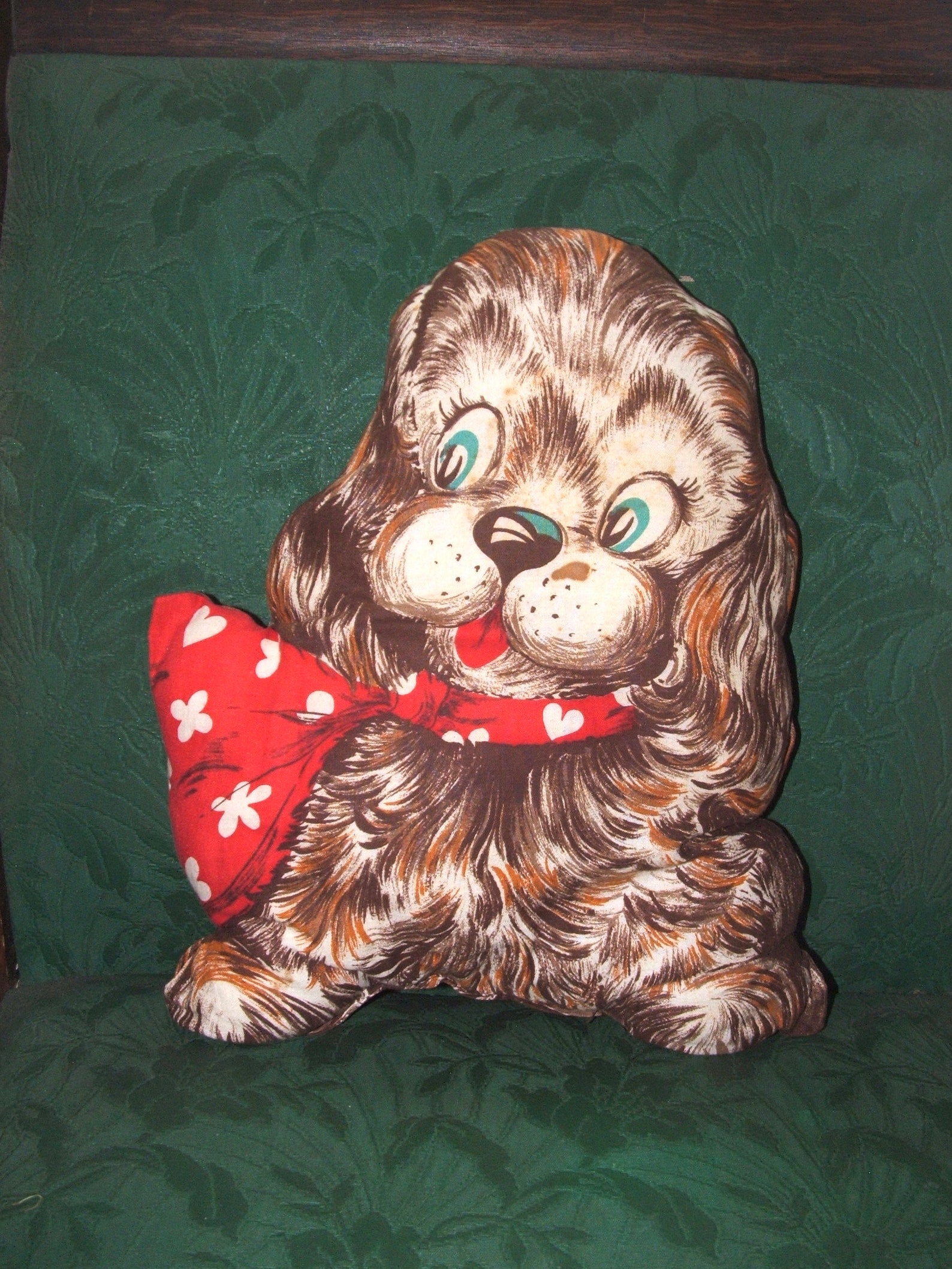 Vintage Decorative Pillow Stuffed Cocker Spaniel | Etsy