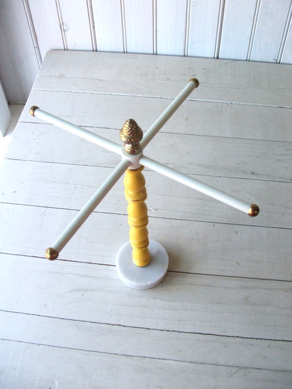 Vintage Bathroom Countertop Towel Holder Jewelry Display Etsy