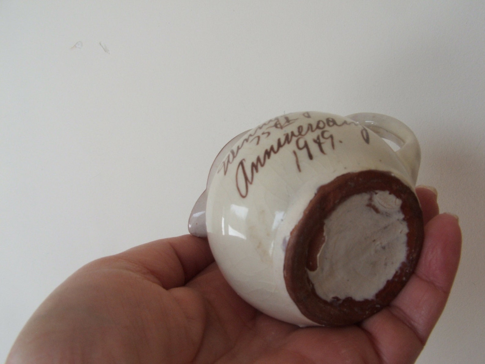 1949 Winnipeg 75th Anniversary Souvenir Clay Pottery Pitcher Etsy