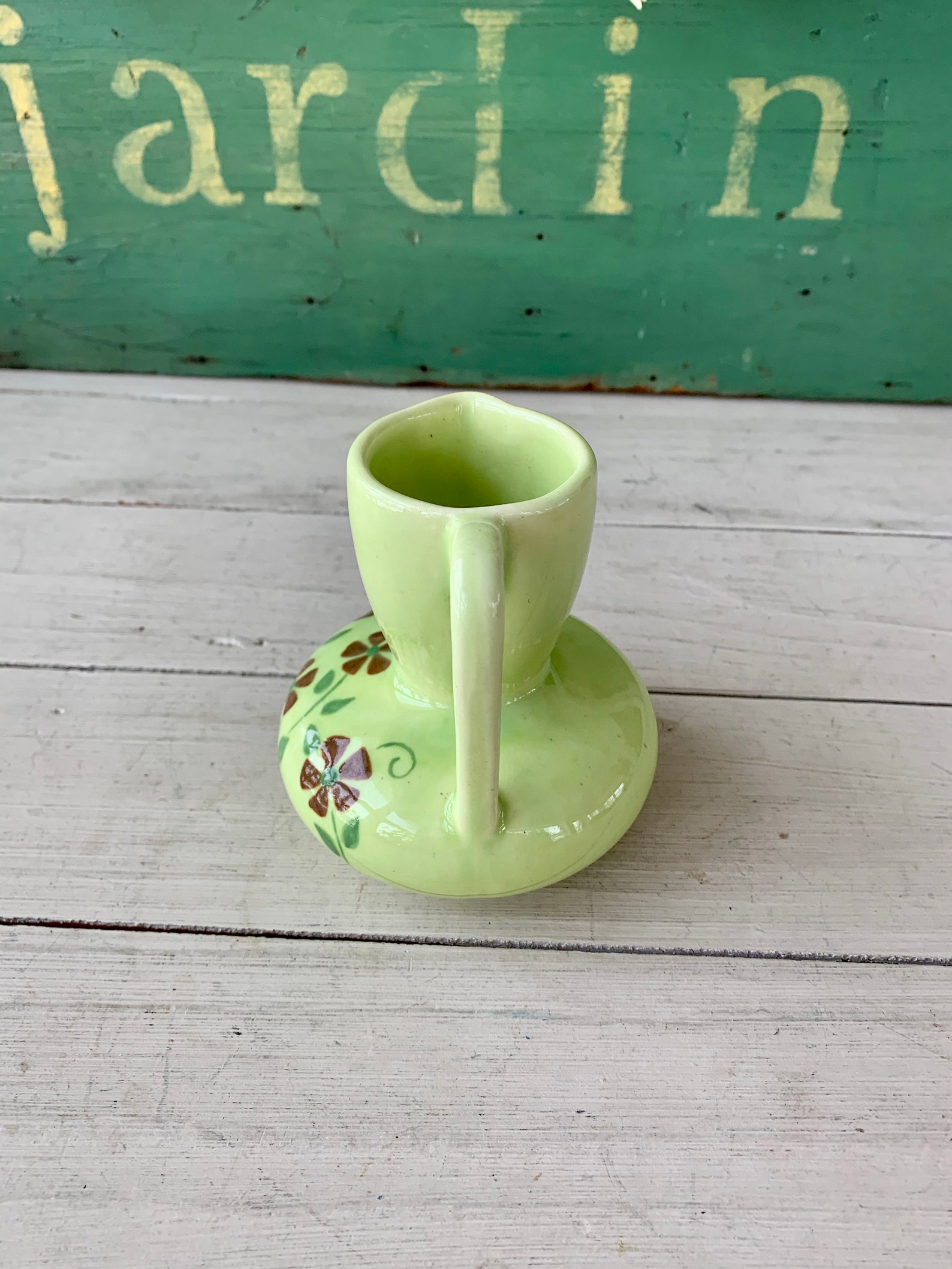 Cottage Bloom Green Floral Pitcher main image 0