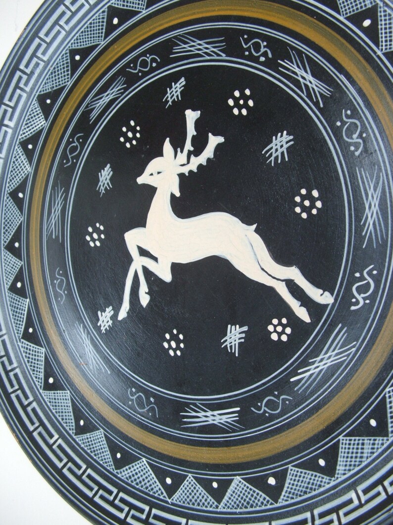 Vintage Pottery Plate Wall Hanging by Apollo Keramik Rhodos Etsy