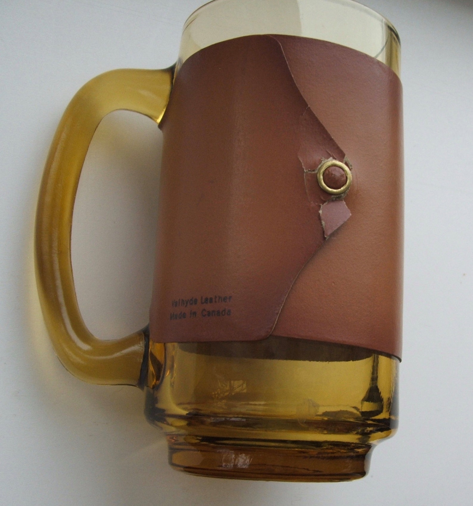Montreal Canada Souvenir Amber Glass Beer Mug With Valhyde Etsy
