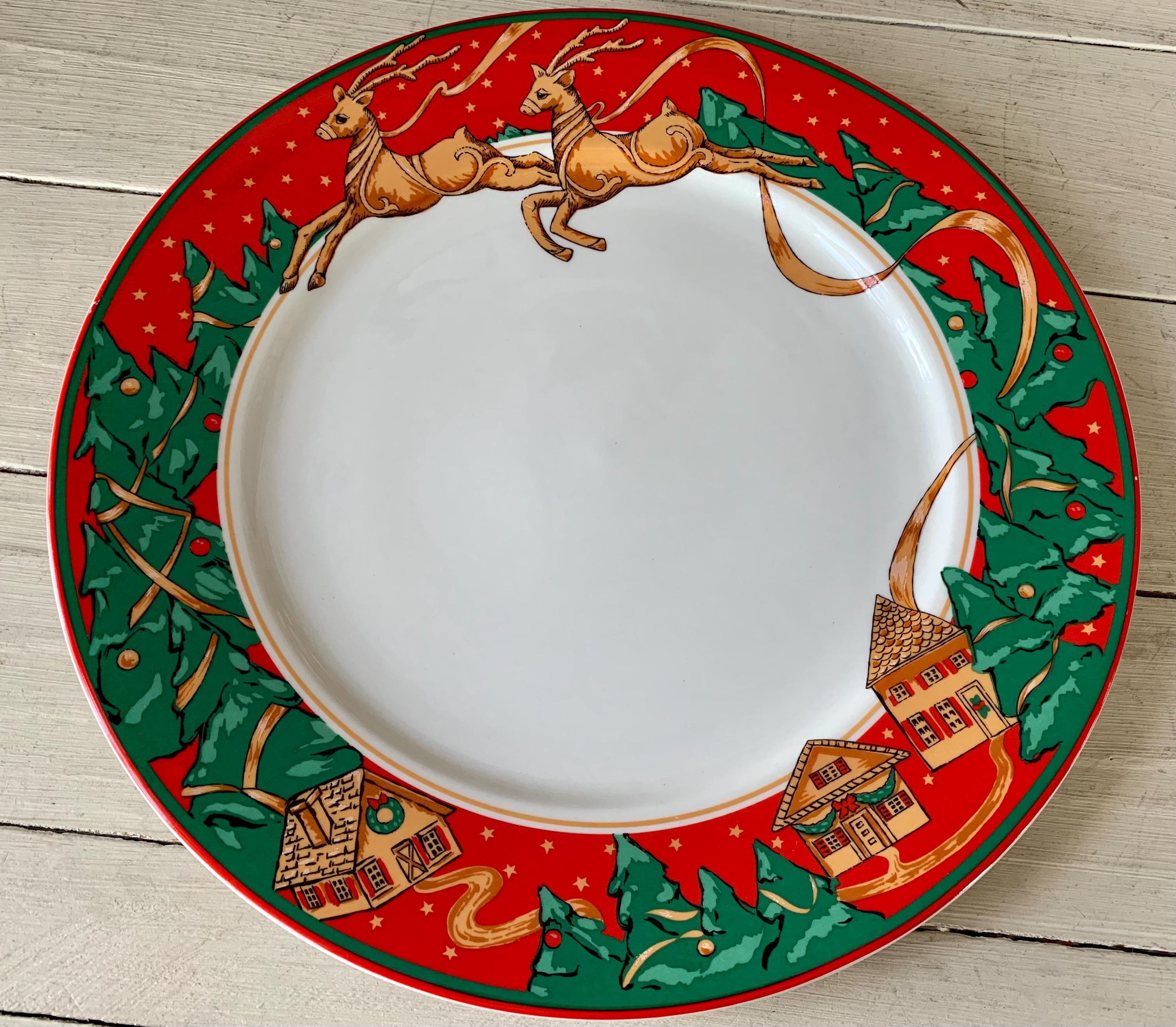 1995 Misono Christmas Fantasy Dinner Plate Holiday Decor - Etsy