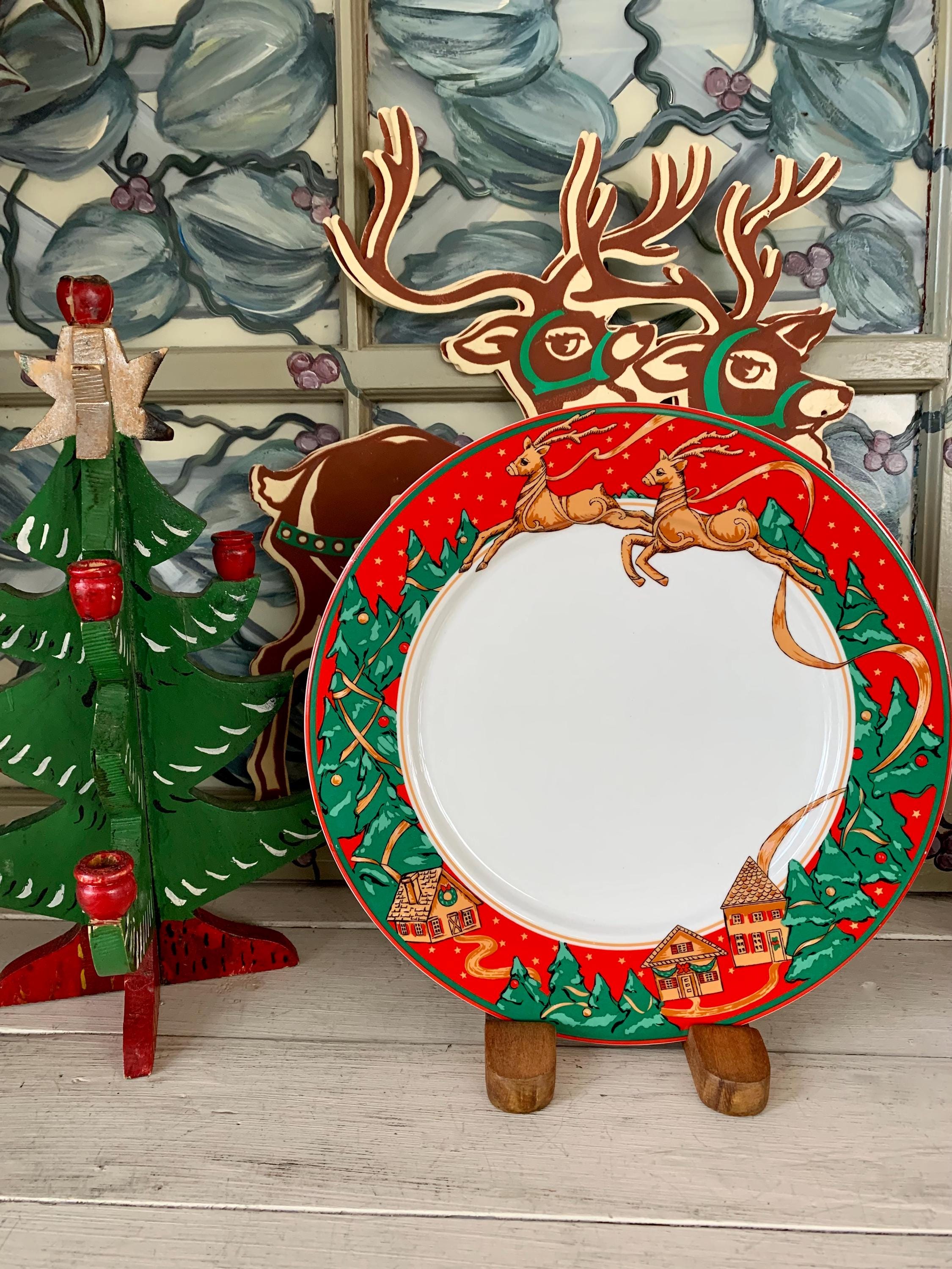 1995 Misono Christmas Fantasy Dinner Plate Holiday Decor - Etsy