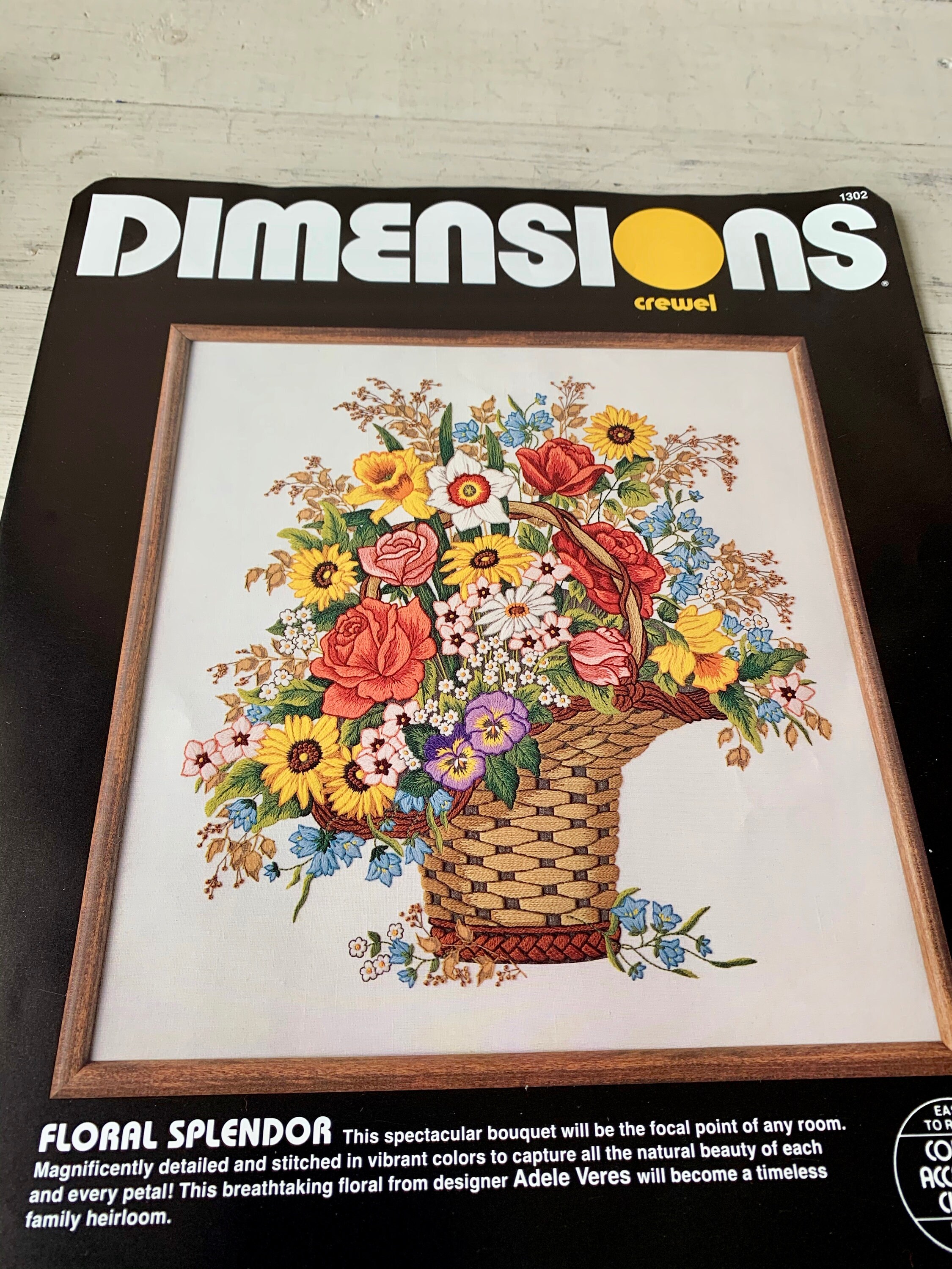 Needlepoint Kit Floral Splendor by Dimensions