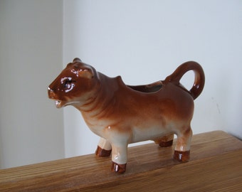 Vintage Brown Cow Creamer