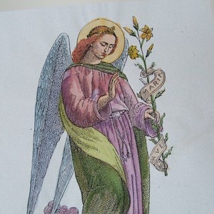 Shabby Ave Maria Watercolor Art Print - Etsy