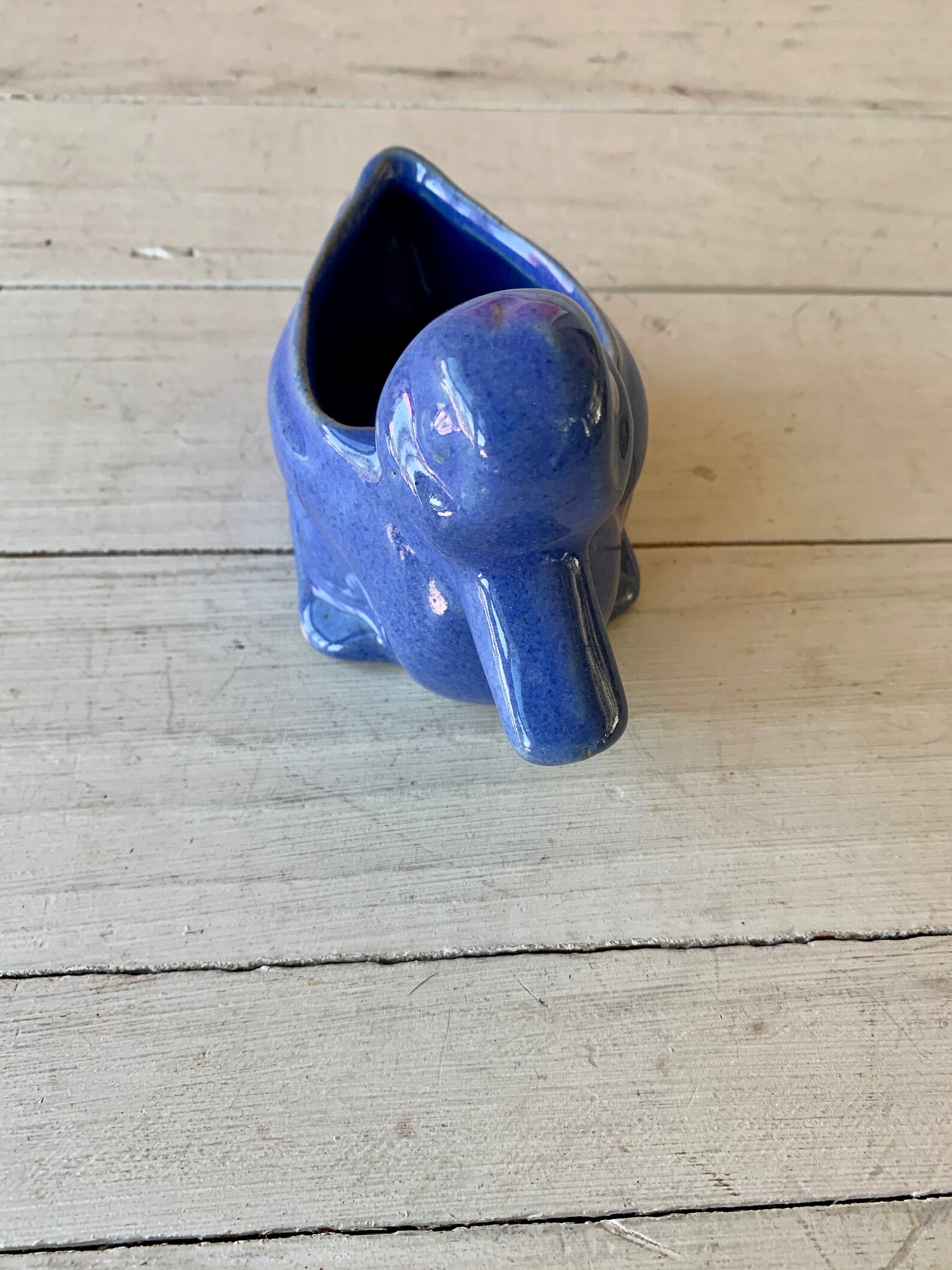 Blue Duck Pottery Planter - Etsy