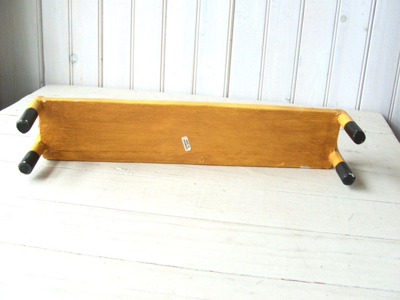 Painted Wooden Doll Bench Boho Home Decor Balinese Carved Wood Etsy