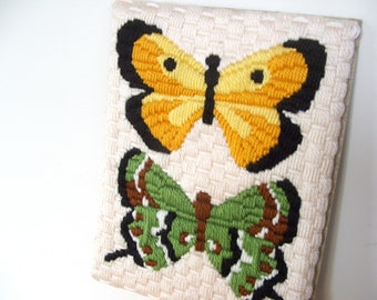 Vintage Butterfly Yarn Craft Wall Decor