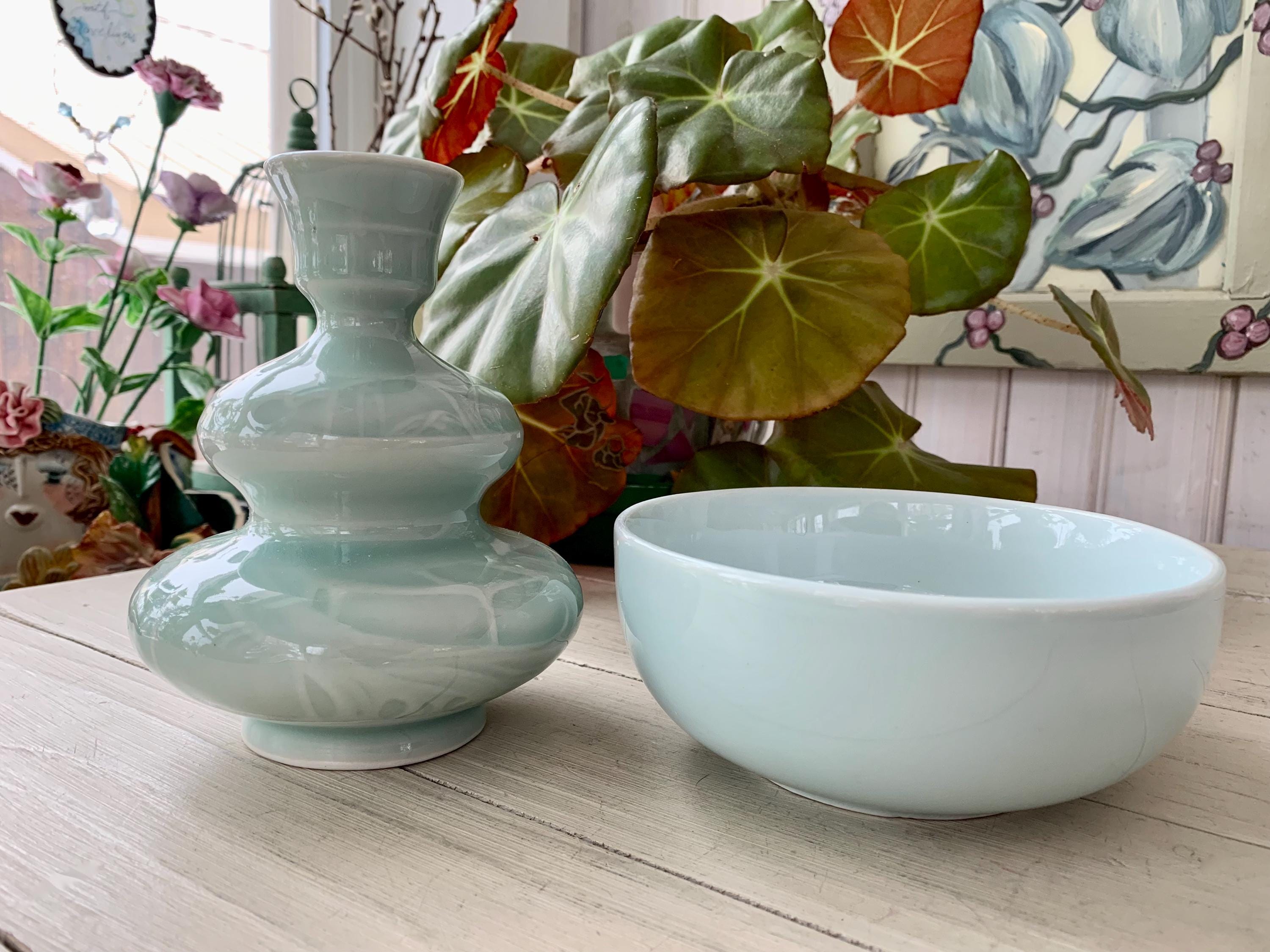 Porcelain Chinese Celadon Vase - Etsy