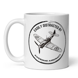 Mug | Spitfire | WW2 | WWII | BBMF | Battle of Britain | RAF | Fighter | Pilot | Plane | Warbird | Aircraft
