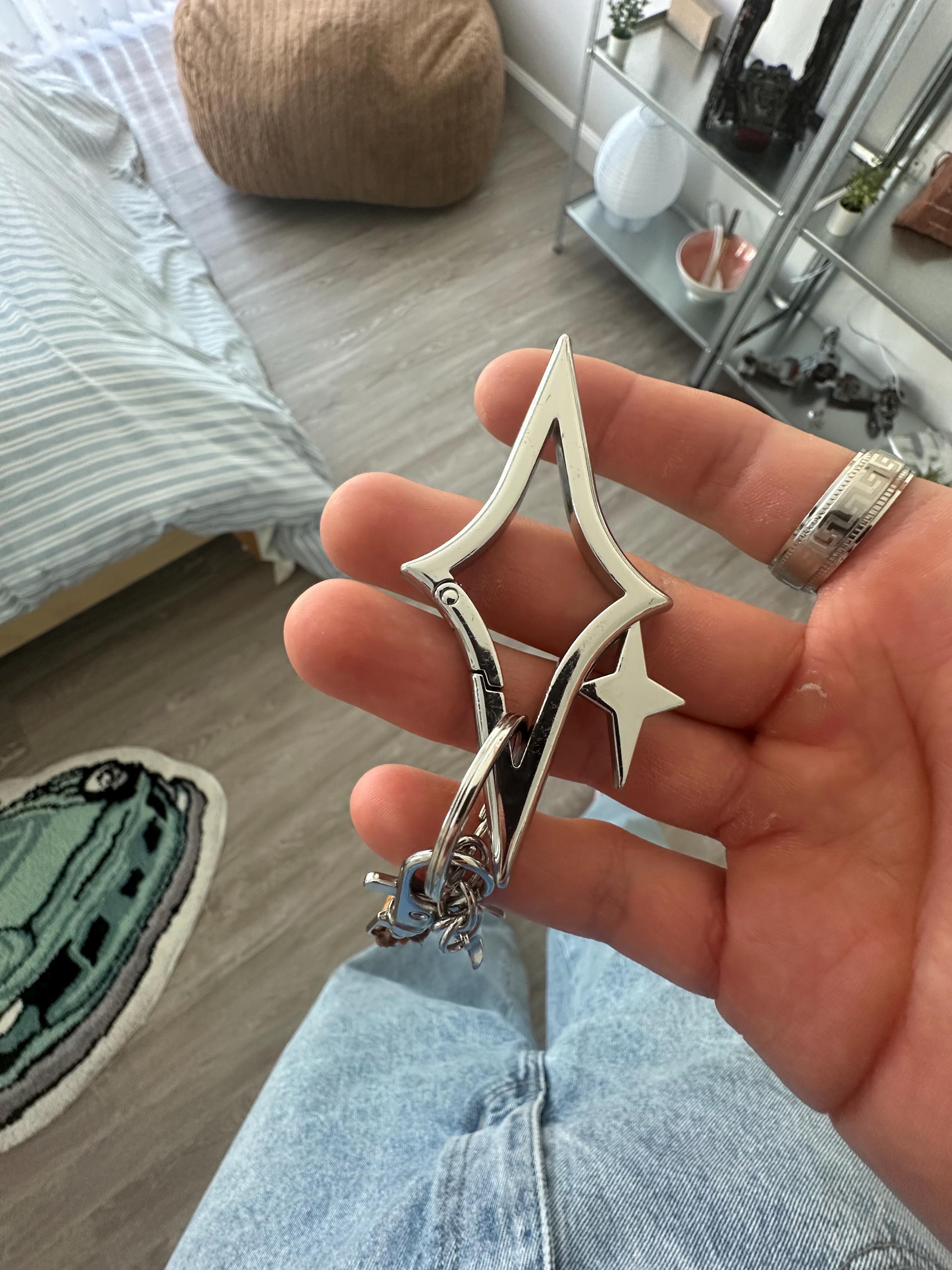 YKEBVPW Y2K Carabiner Star Carabiners Cool Clip Shaped