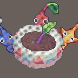 Pikmin Perler Bead 5mm Patterns