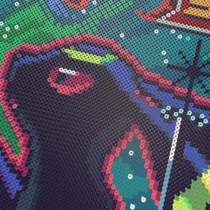 Umbreon Vmax Alternate Art from Evolving Skies 2.6mm Artkal Mini Beads