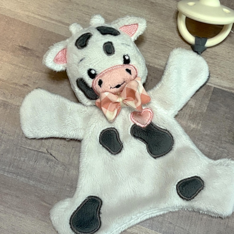 Cow Pacifier Holder Mini-ith Embroidery Design Digital Download - Etsy