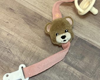 Bär Schnullerhalter 2 ITH Stickdatei Download