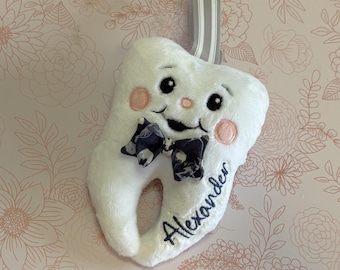 Tooth Fairy Pillow Boy ITH Embroidery Design Digital Download